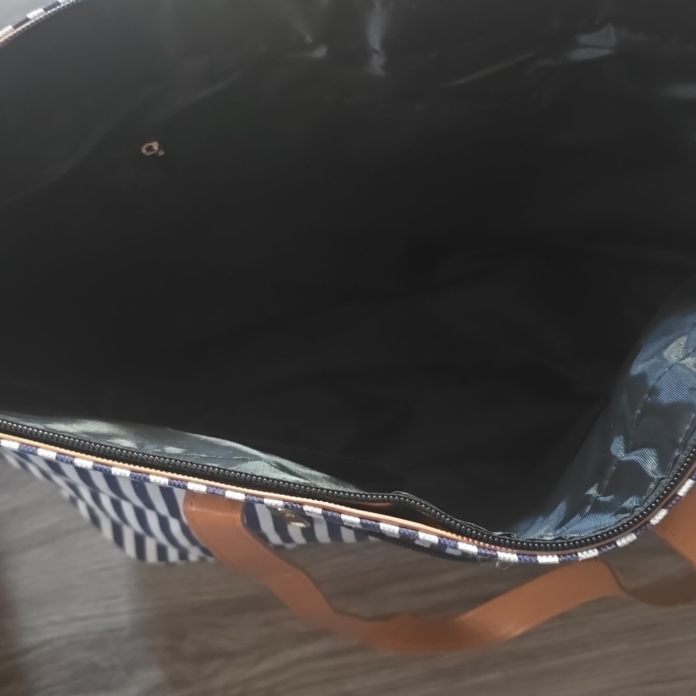 NWT Jessica Moore Striped Tote Bag - Picture 6 of 8